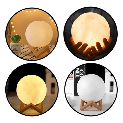 3D 8cm Wireless Moon Lamp Night Light Small Gift for All Occasions This 3D wireless moon lamp serves as a wonderful night light