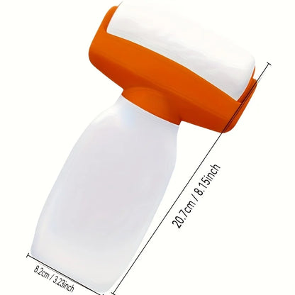 1 small paint brush rollers for wall repair. Repaint roller brush tool. The bottle capacity can hold 500 grams (excluding paint)