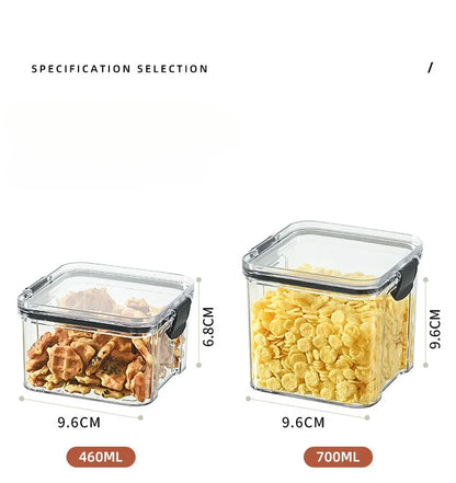 Kitchen Sealed Jars Multigrain Snack Storage Box For Dried Fruit Dried Goods Sealed Container Plastic Moisture Proof Boxes Can