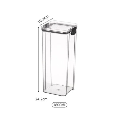 Kitchen Sealed Jars Multigrain Snack Storage Box For Dried Fruit Dried Goods Sealed Container Plastic Moisture Proof Boxes Can