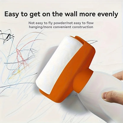 1 small paint brush rollers for wall repair. Repaint roller brush tool. The bottle capacity can hold 500 grams (excluding paint)