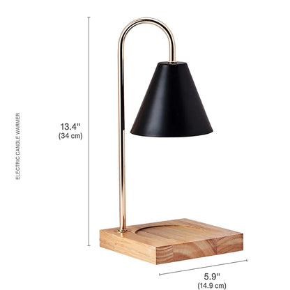 Candle Warmer Lamp for Jar Candles White Candle Warmer Lamp with Timer 2H/4H/8H Nightstand Lamp for Bedroom