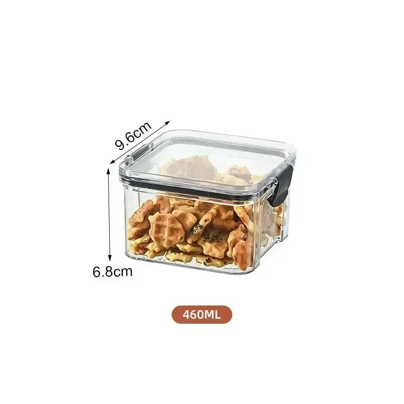 Kitchen Sealed Jars Multigrain Snack Storage Box For Dried Fruit Dried Goods Sealed Container Plastic Moisture Proof Boxes Can
