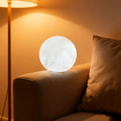 3D 8cm Wireless Moon Lamp Night Light Small Gift for All Occasions This 3D wireless moon lamp serves as a wonderful night light